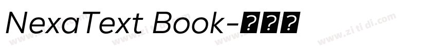 NexaText Book字体转换